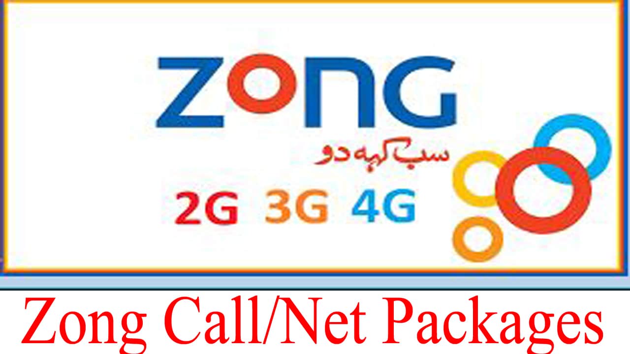 Zong Call & Internet packages
