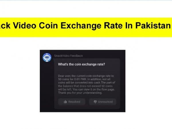 Snack Video Coin Exchange Rate In Pakistan