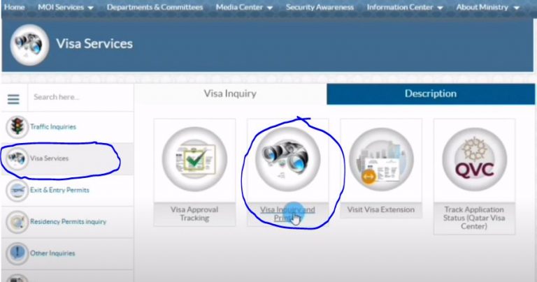 How To Check Qatar Visa Online And Printing   22b 768x404 