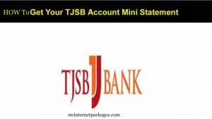 How to get TJSB mini statement online at Home?