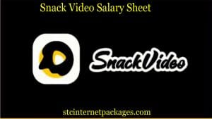 Get Snack Video Salary Sheet in Pakistan