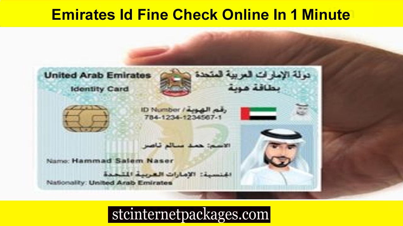 step by step Check Emirates Id Fine Online In 1 Minute