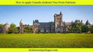 How to apply canada student visa from pakistan