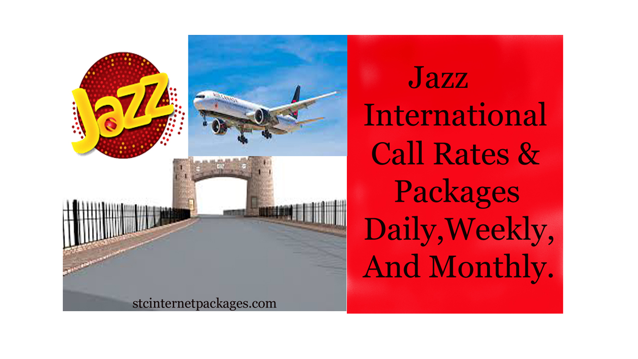 Jazz International Call rates and Packages