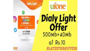 Ufone Daily data packages - Ufone Daily internet packages 4G/5G