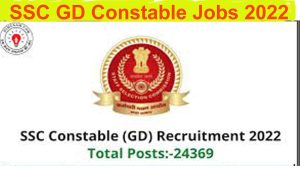 SSC Constable GD Recruitment 2022 