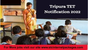 Tripura TET Notification 2022